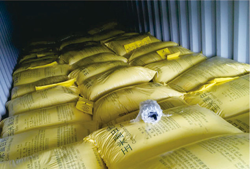 Dry Grain Container Desiccant usage in Container